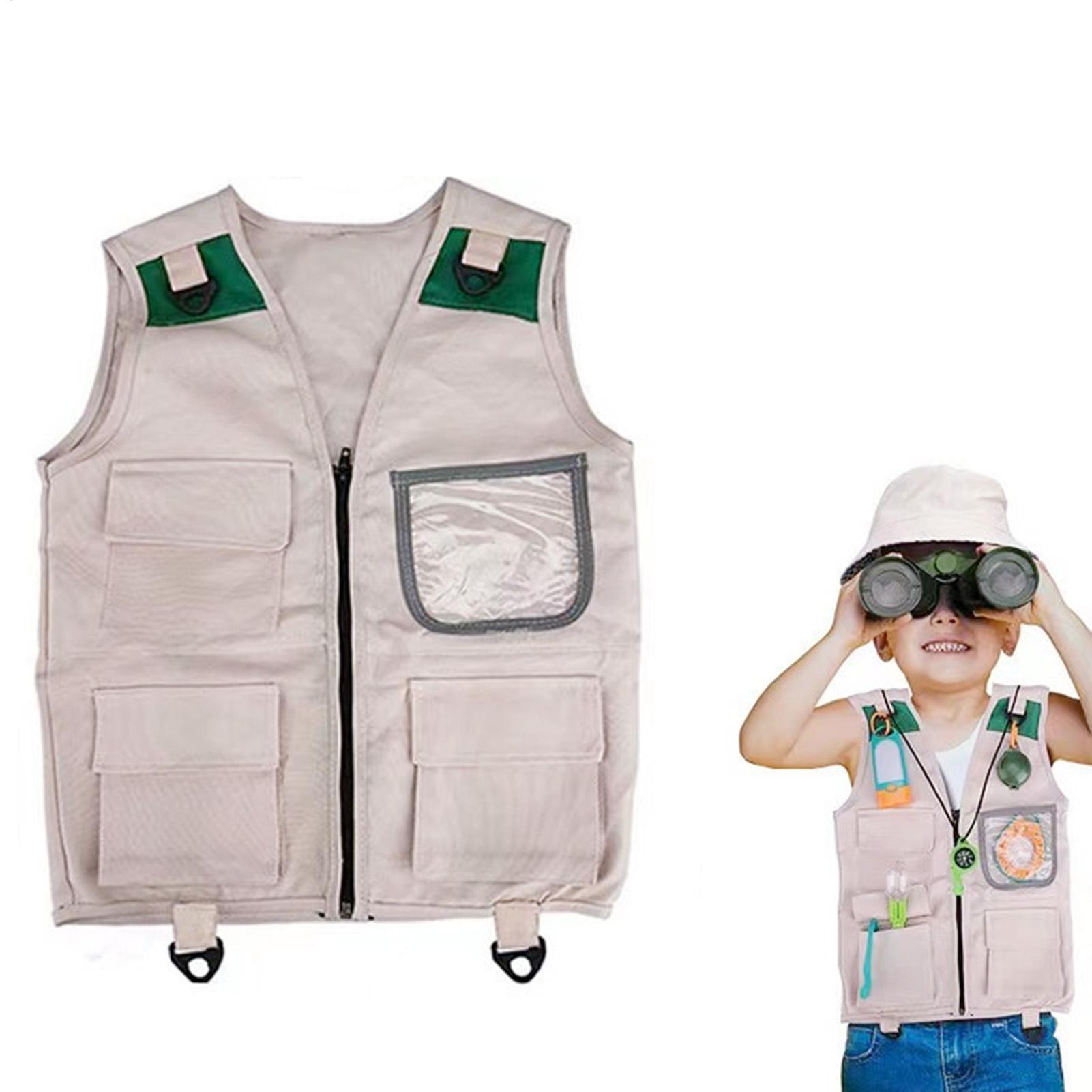 Outdoor Adventure Kids Party - سترة صيد للأطفال، سترة استكشافية، ملابس