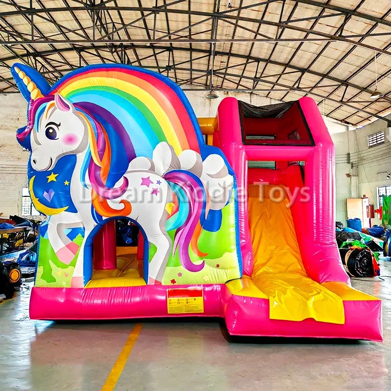 Outdoor Adventure Kids Party - قلعة قوس قزح قابلة للنفخ من