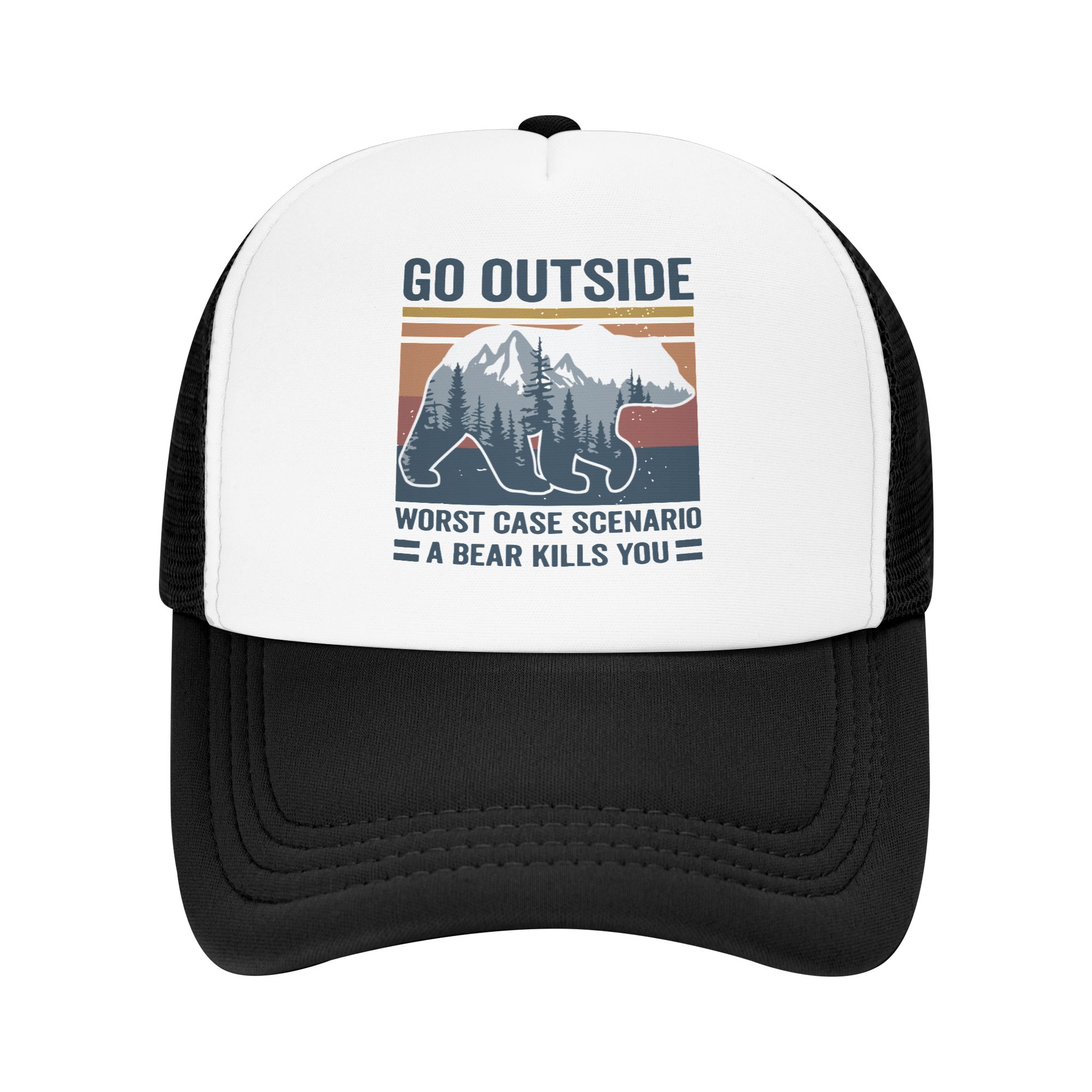 Outdoor Adventure For Adults - قبعة سائق الشاحنة بتصميم 