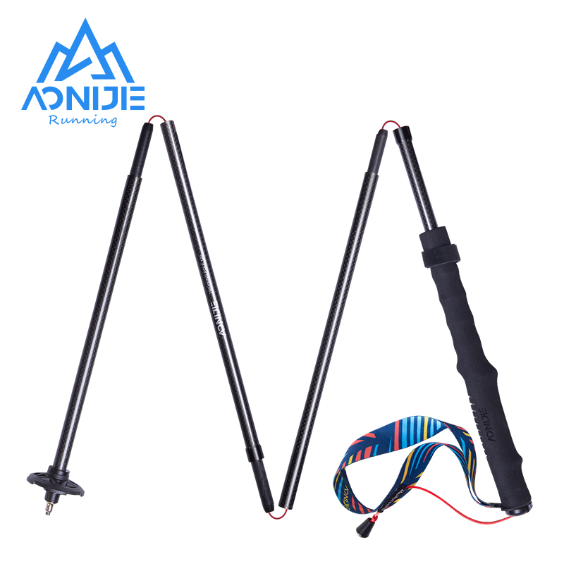 Trekking Pole Carbon - AONIJIE-أعمدة رحلات خفيفة الوزن قابلة للطي