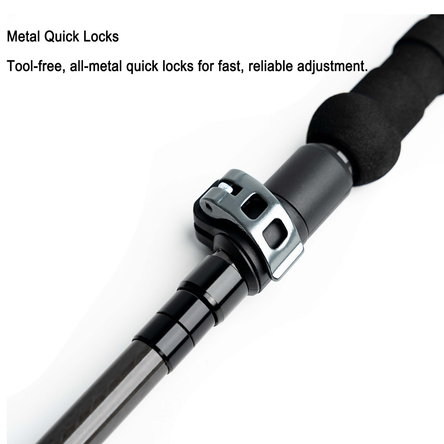 عصي تسلق الجبال خفيفة الوزن من - مراجعة Trekking Pole Carbon وسعره