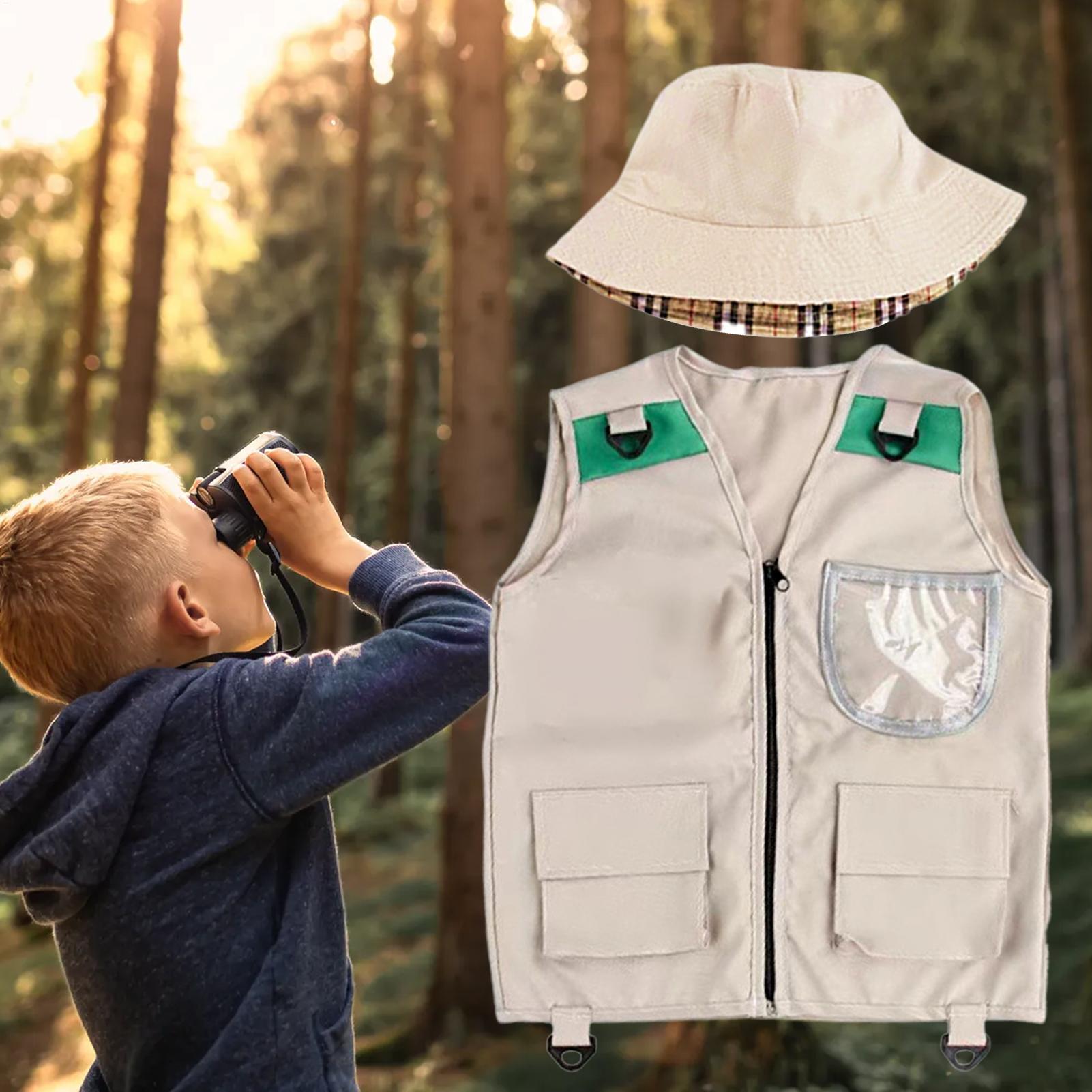 سترة استكشافية للأطفال مع قبعة - مراجعة Outdoor Adventure Activities For Kids وسعره