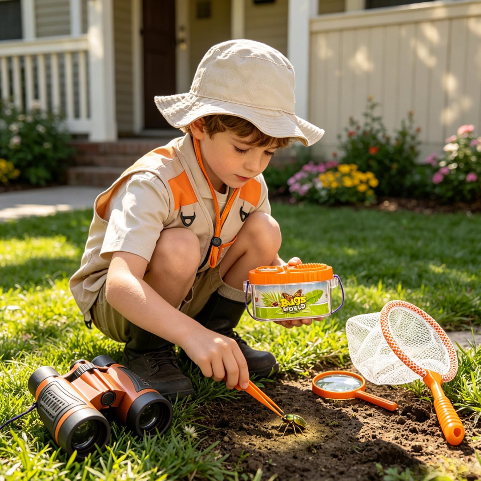 مجموعة مغامرات للأطفال مع قبعة - مراجعة Outdoor Adventure Activities For Kids وسعره