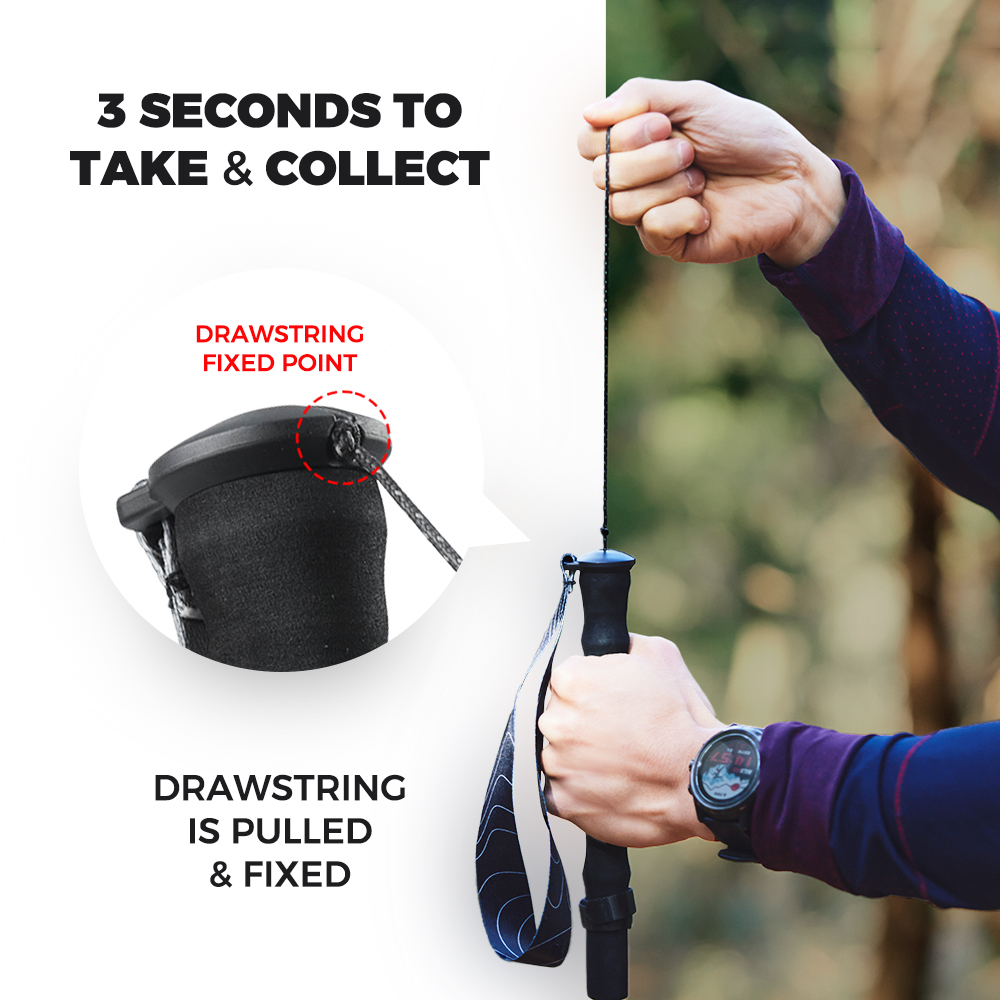 عصي المشي القابلة للطي من أليا - مراجعة Trekking Pole Carbon وسعره