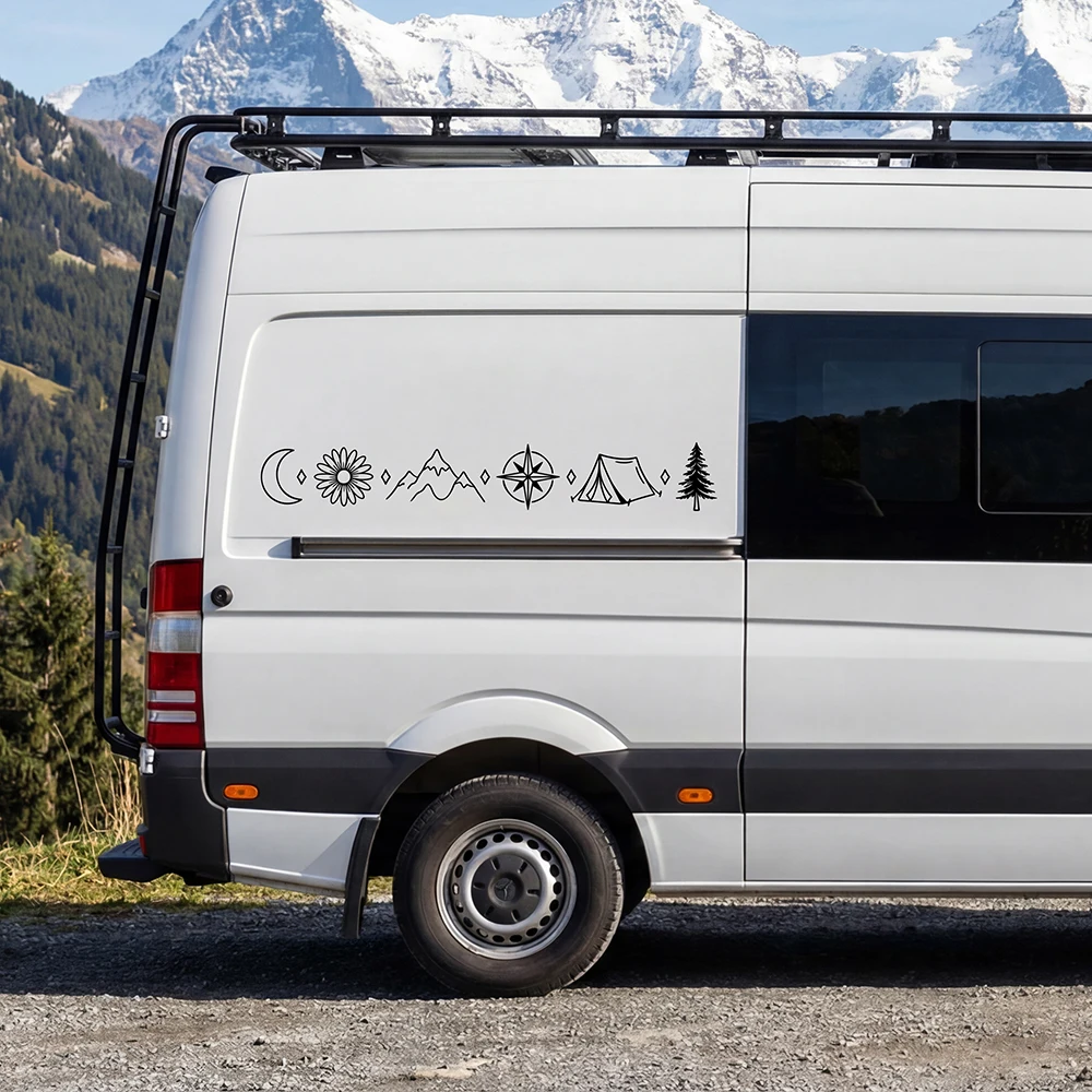 ملصقات سيارات بتصميم قصص المغا - مراجعة Outdoor Adventure Vans وسعره