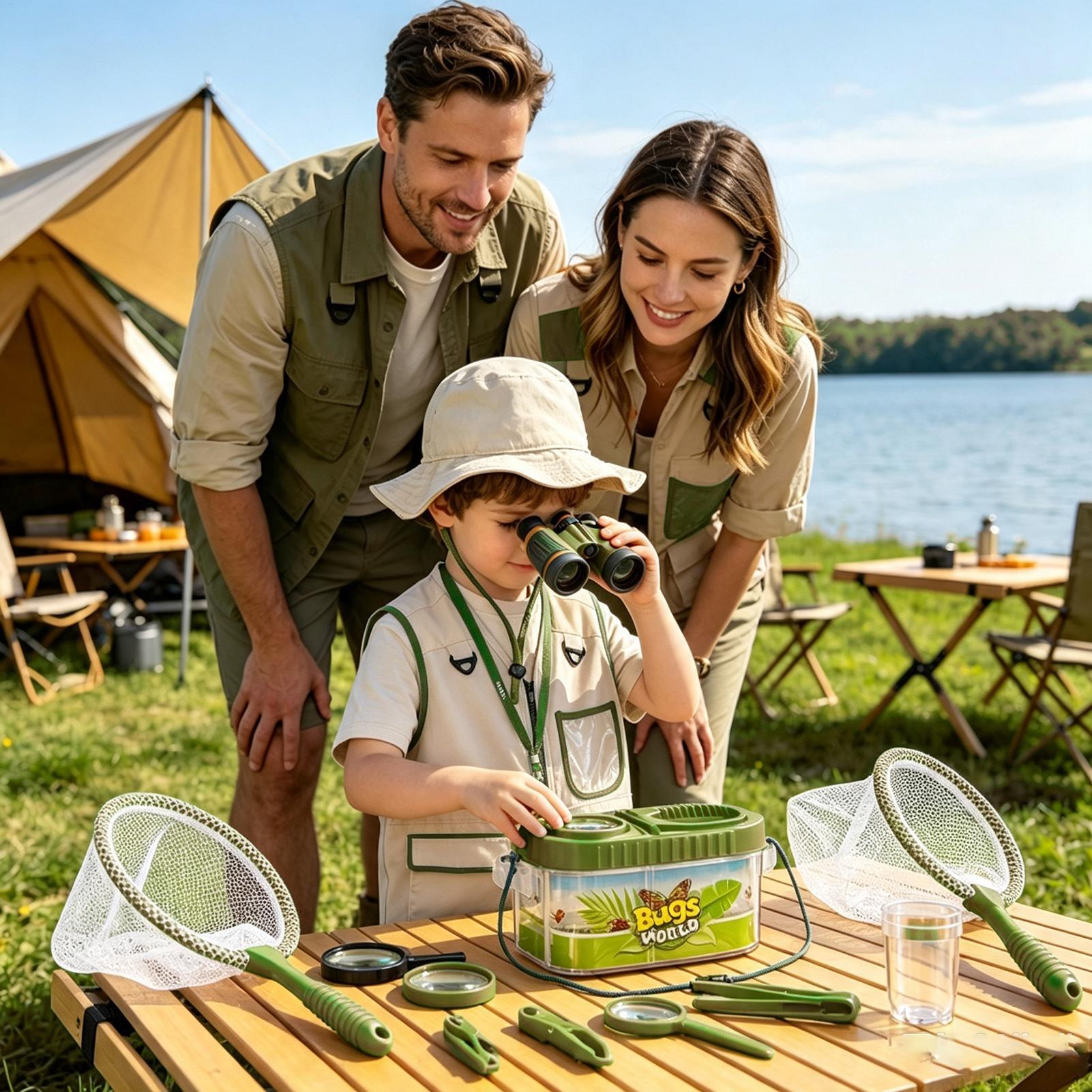 مجموعة مغامرات للأطفال مع قبعة - مراجعة Outdoor Adventure Activities For Kids وسعره