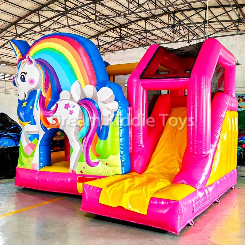 قلعة قوس قزح قابلة للنفخ من ال - مراجعة Outdoor Adventure Kids Party وسعره