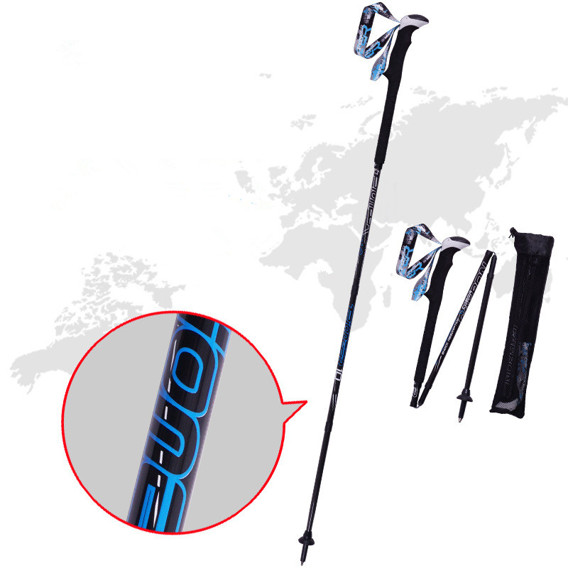 بايونير ألياف الكربون الرحلات  - مراجعة Trekking Pole Carbon وسعره